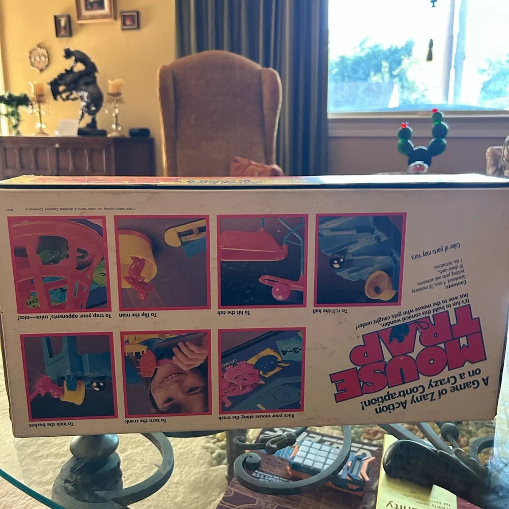 Mousetrap Board Game Vintage 1986 Milton Bradley‎
